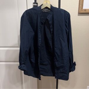 Topman Navy Men's Button up
